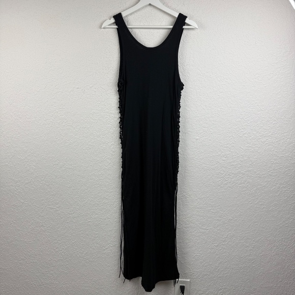 Red Carter Womens Cotton Open Side Coverup Slub Dress Coverup X-Small NWT Black - Picture 4 of 9